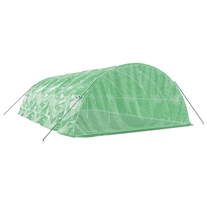 Seră cu cadru din oțel, verde, 40 m², 8x5x2,3 m - WALTI WALTI