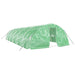 Seră cu cadru din oțel, verde, 60 m², 12x5x2,3 m - WALTI WALTI