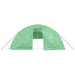 Seră cu cadru din oțel, verde, 80 m², 16x5x2,3 m - WALTI WALTI