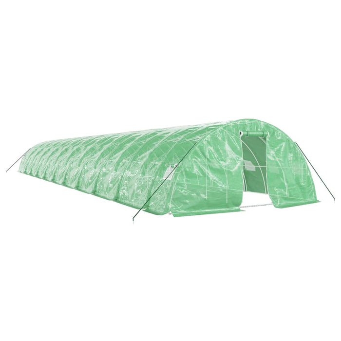 Seră cu cadru din oțel, verde, 110 m², 22x5x2,3 m - WALTI WALTI