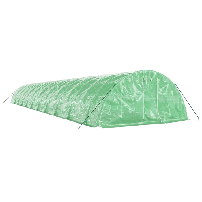 Seră cu cadru din oțel, verde, 110 m², 22x5x2,3 m - WALTI WALTI