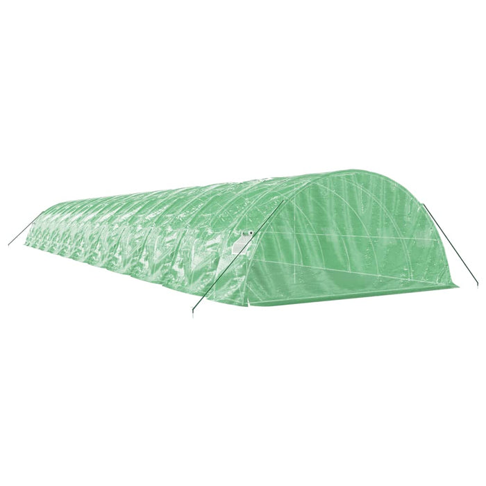 Seră cu cadru din oțel, verde, 110 m², 22x5x2,3 m - WALTI WALTI