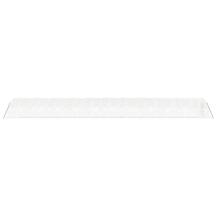 Seră cu cadru din oțel, alb, 110 m², 22x5x2,3 m WALTI