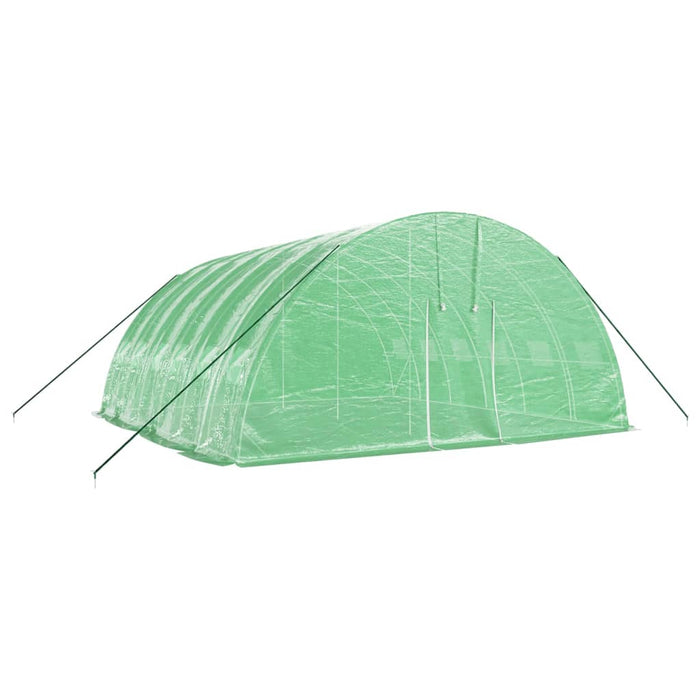 Seră cu cadru din oțel, verde, 36 m², 6x6x2,85 m - WALTI WALTI