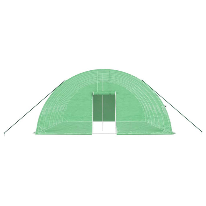 Seră cu cadru din oțel, verde, 36 m², 6x6x2,85 m - WALTI WALTI
