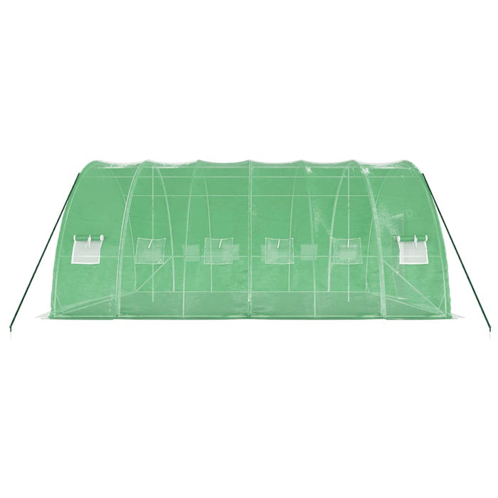 Seră cu cadru din oțel, verde, 36 m², 6x6x2,85 m - WALTI WALTI