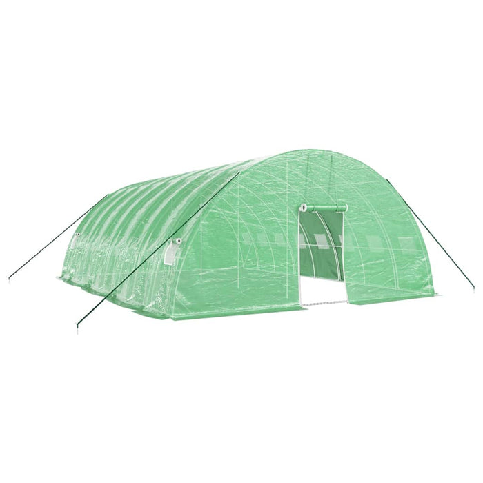 Seră cu cadru din oțel, verde, 48 m², 8x6x2,85 m - WALTI WALTI