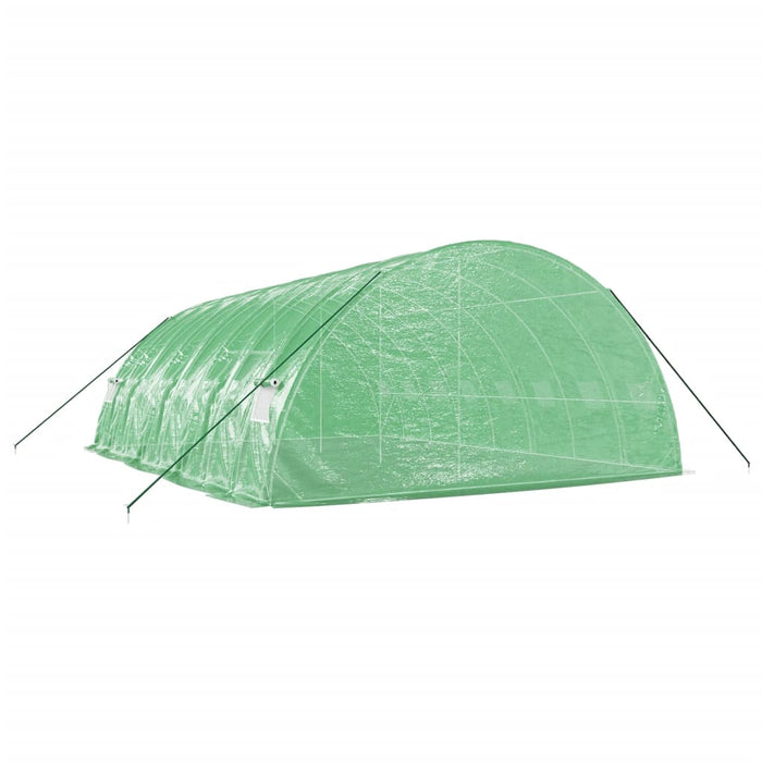 Seră cu cadru din oțel, verde, 48 m², 8x6x2,85 m - WALTI WALTI