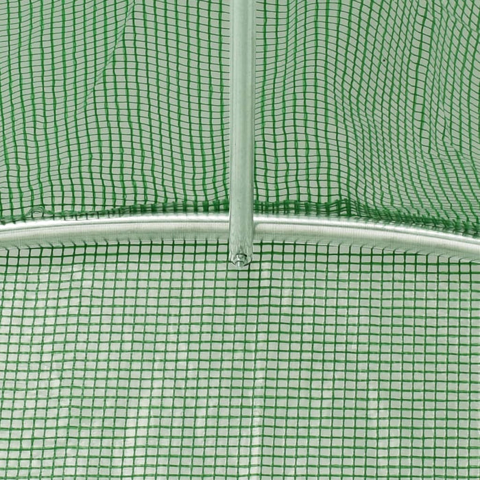 Seră cu cadru din oțel, verde, 48 m², 8x6x2,85 m - WALTI WALTI