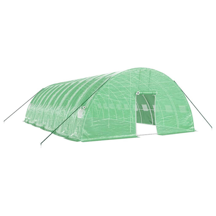 Seră cu cadru din oțel, verde, 60 m², 10x6x2,85 m - WALTI WALTI