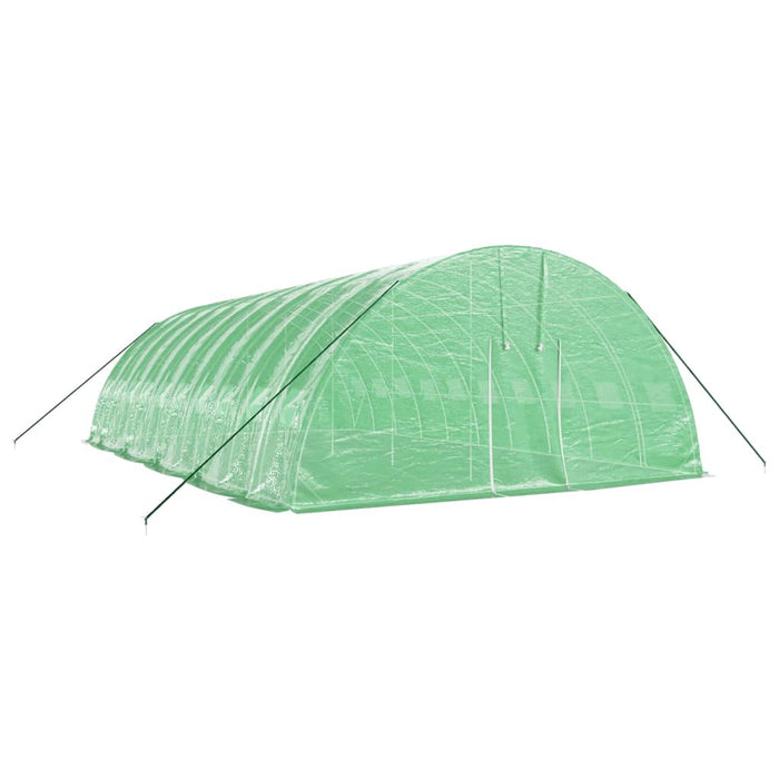 Seră cu cadru din oțel, verde, 60 m², 10x6x2,85 m - WALTI WALTI