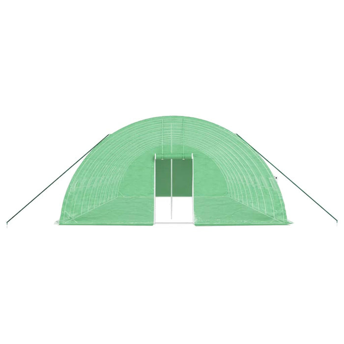 Seră cu cadru din oțel, verde, 60 m², 10x6x2,85 m - WALTI WALTI