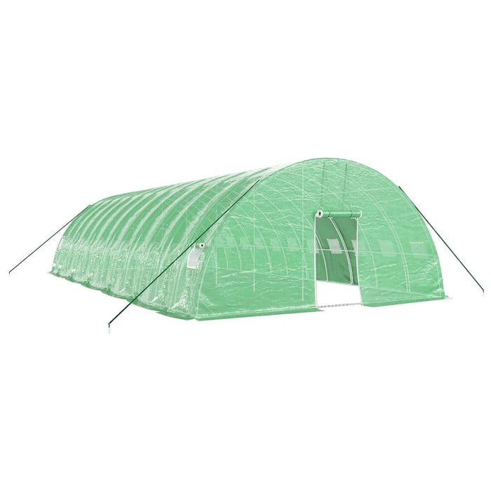 Seră cu cadru din oțel, verde, 72 m², 12x6x2,85 m - WALTI WALTI