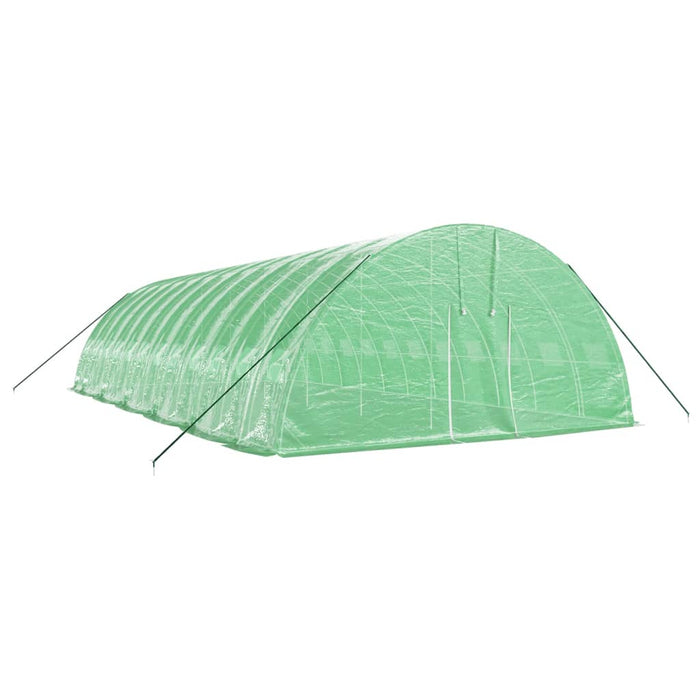 Seră cu cadru din oțel, verde, 72 m², 12x6x2,85 m - WALTI WALTI