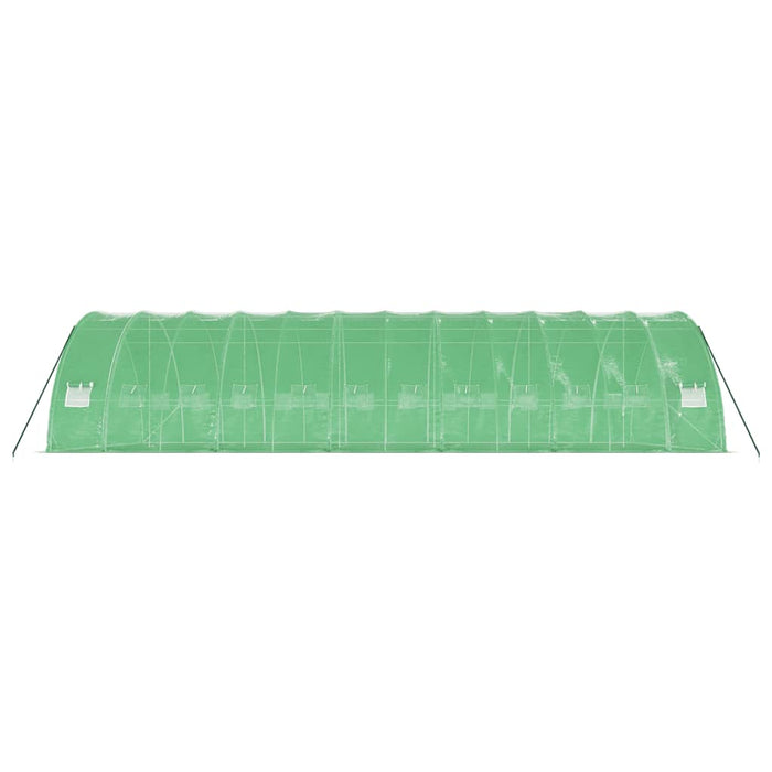 Seră cu cadru din oțel, verde, 72 m², 12x6x2,85 m - WALTI WALTI