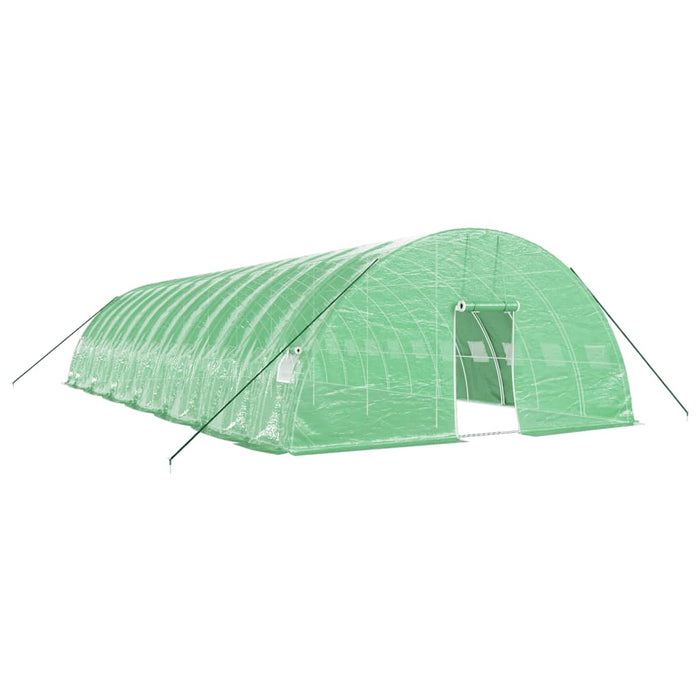 Seră cu cadru din oțel, verde, 84 m², 14x6x2,85 m - WALTI WALTI