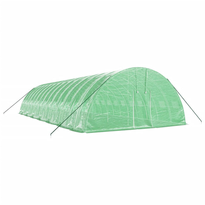 Seră cu cadru din oțel, verde, 84 m², 14x6x2,85 m - WALTI WALTI