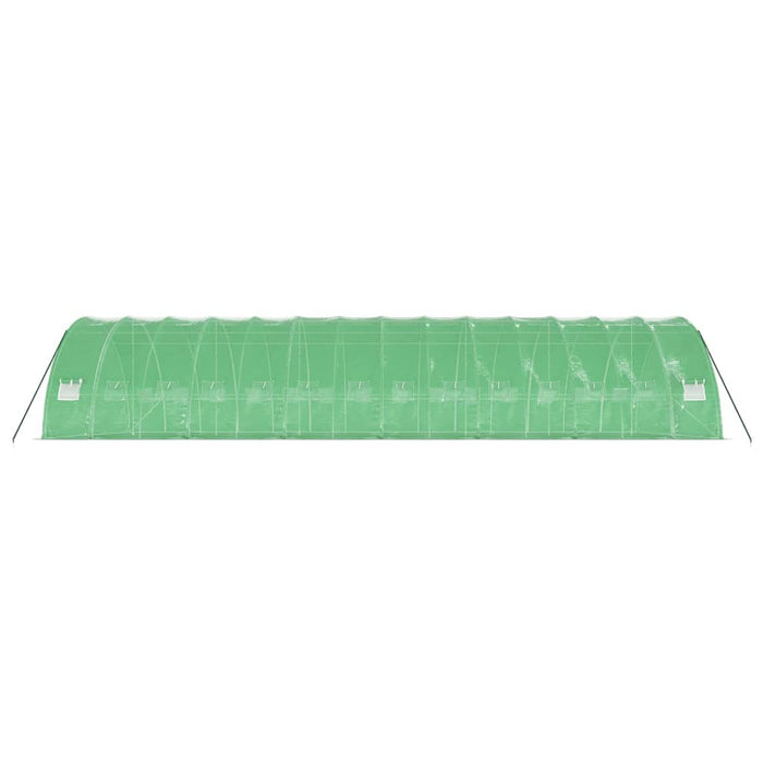 Seră cu cadru din oțel, verde, 84 m², 14x6x2,85 m - WALTI WALTI