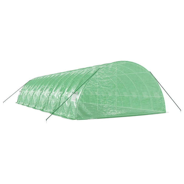 Seră cu cadru din oțel, verde, 84 m², 14x6x2,85 m - WALTI WALTI