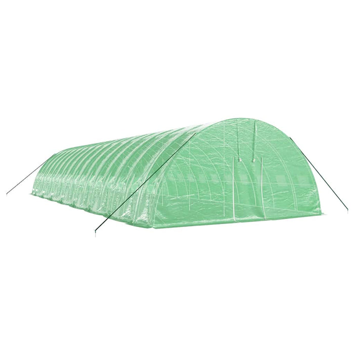 Seră cu cadru din oțel, verde, 96 m², 16x6x2,85 m - WALTI WALTI