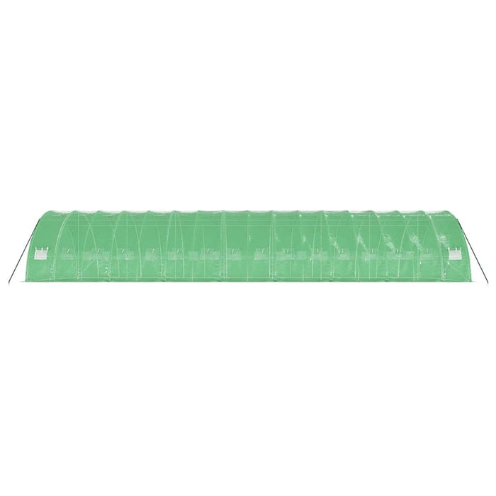 Seră cu cadru din oțel, verde, 96 m², 16x6x2,85 m - WALTI WALTI