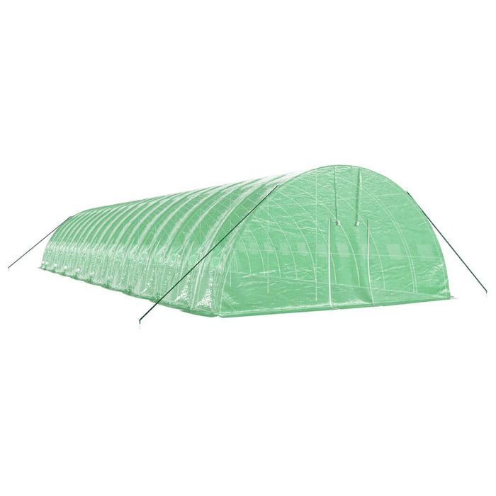 Seră cu cadru din oțel, verde, 108 m², 18x6x2,85 m - WALTI WALTI