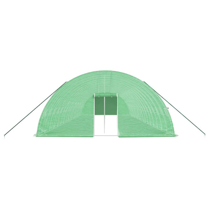 Seră cu cadru din oțel, verde, 108 m², 18x6x2,85 m - WALTI WALTI