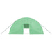 Seră cu cadru din oțel, verde, 108 m², 18x6x2,85 m - WALTI WALTI