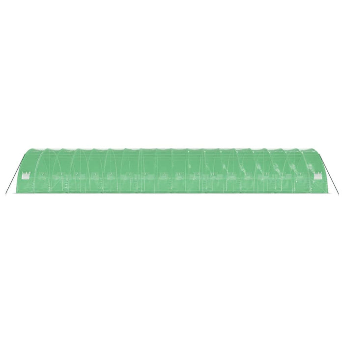 Seră cu cadru din oțel, verde, 108 m², 18x6x2,85 m - WALTI WALTI