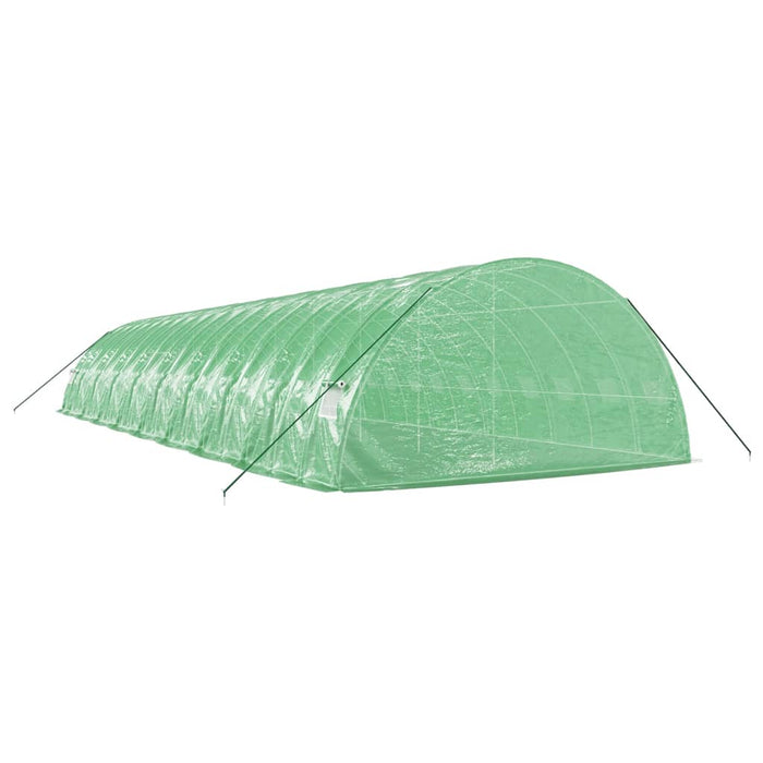 Seră cu cadru din oțel, verde, 108 m², 18x6x2,85 m - WALTI WALTI