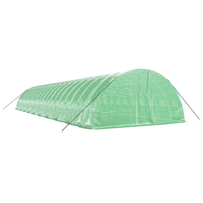 Seră cu cadru din oțel, verde, 120 m², 20x6x2,85 m - WALTI WALTI