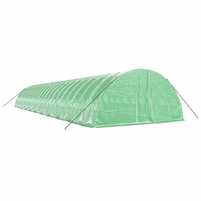 Seră cu cadru din oțel, verde, 132 m², 22x6x2,85 m - WALTI WALTI