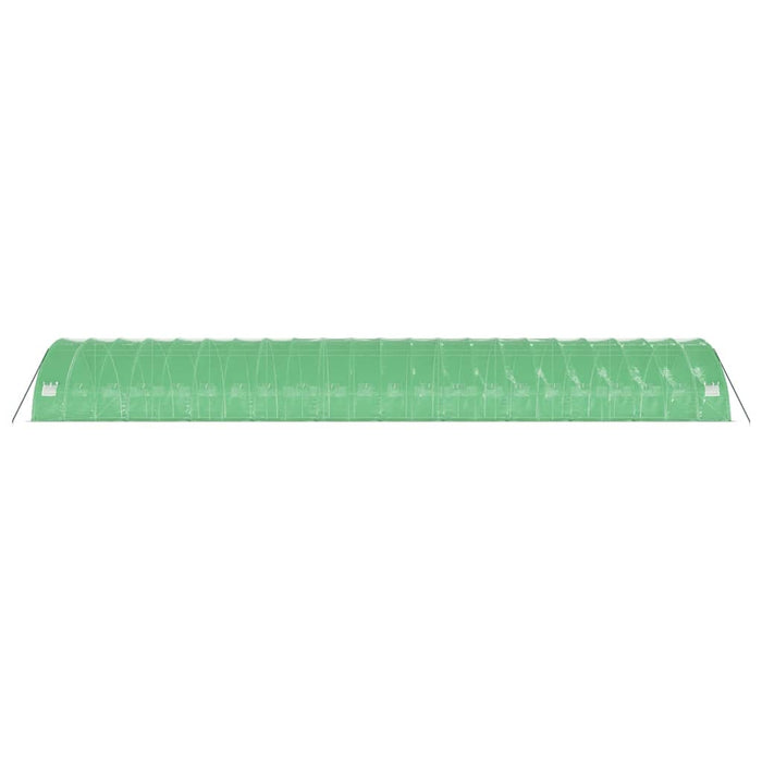Seră cu cadru din oțel, verde, 132 m², 22x6x2,85 m - WALTI WALTI