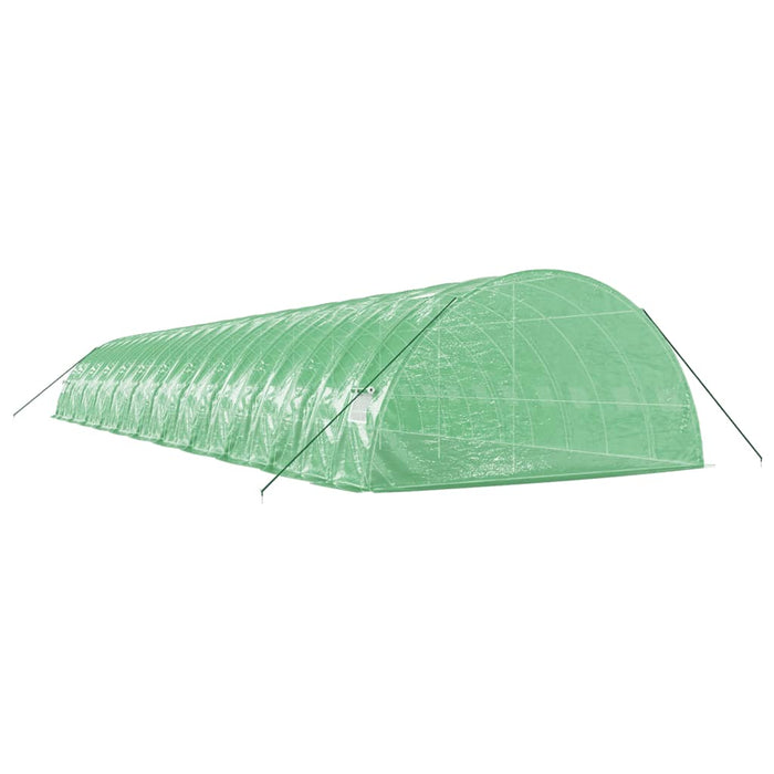 Seră cu cadru din oțel, verde, 132 m², 22x6x2,85 m - WALTI WALTI