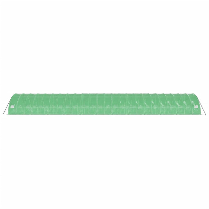 Seră cu cadru din oțel, verde, 144 m², 24x6x2,85 m - WALTI WALTI
