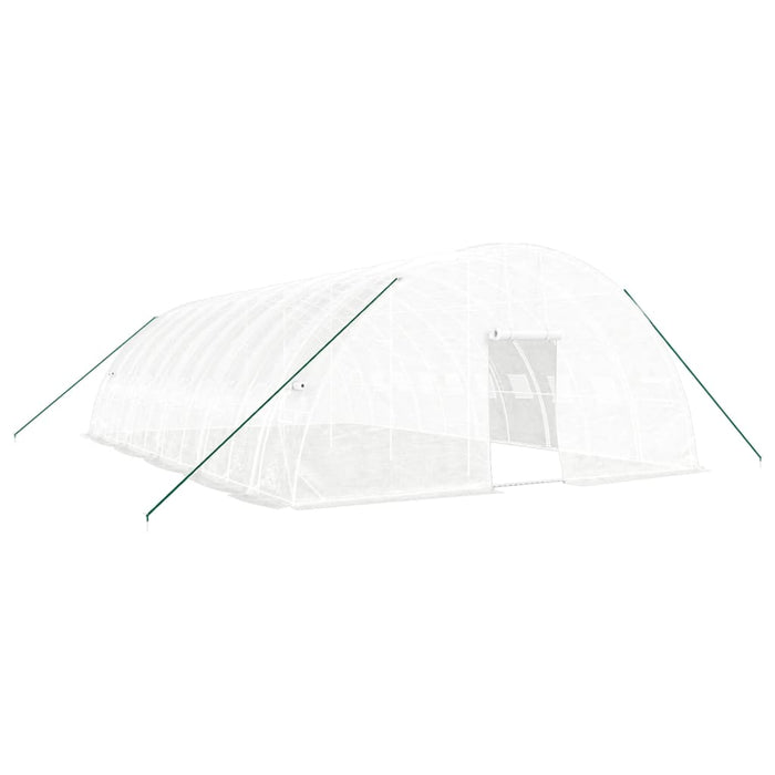 Seră cu cadru din oțel, alb, 60 m², 10x6x2,85 m - WALTI WALTI