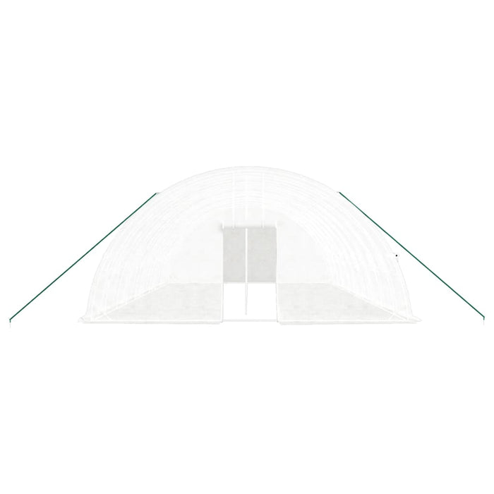 Seră cu cadru din oțel, alb, 60 m², 10x6x2,85 m - WALTI WALTI