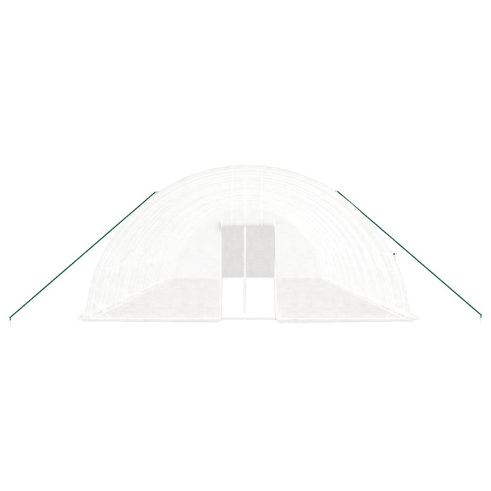 Seră cu cadru din oțel, alb, 72 m², 12x6x2,85 m - WALTI WALTI