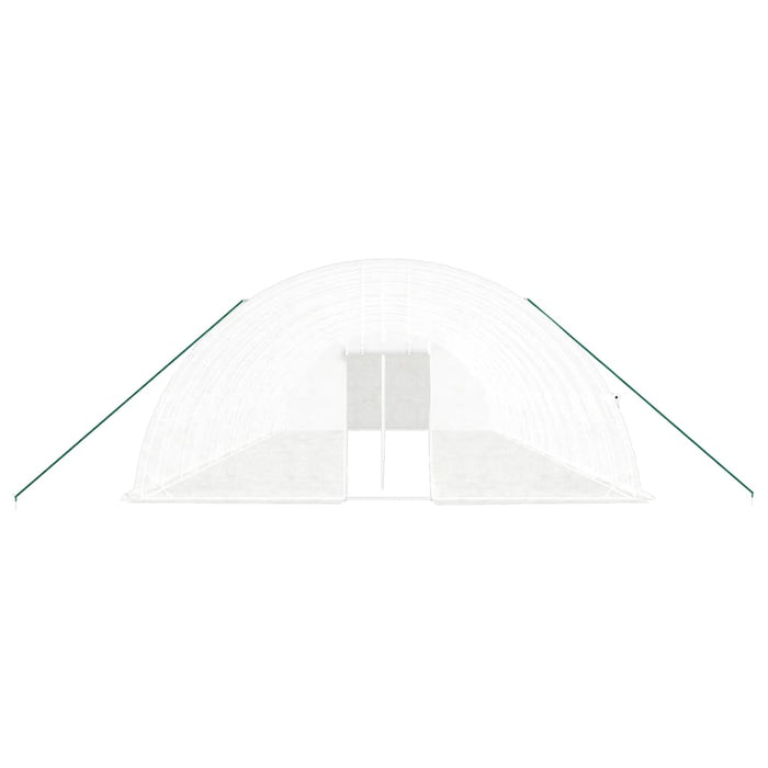 Seră cu cadru din oțel, alb, 84 m², 14x6x2,85 m - WALTI WALTI