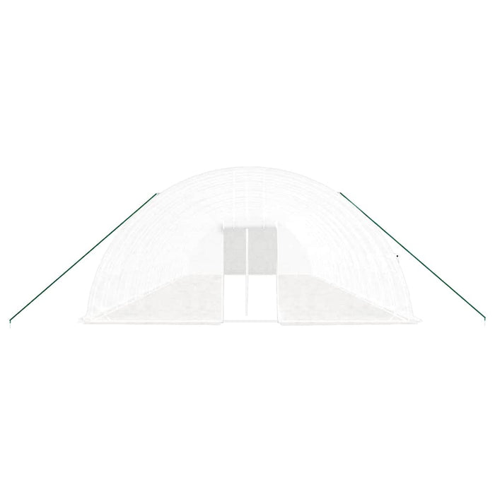 Seră cu cadru din oțel, alb, 96 m², 16x6x2,85 m - WALTI WALTI