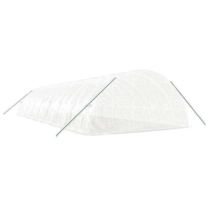 Seră cu cadru din oțel, alb, 96 m², 16x6x2,85 m - WALTI WALTI