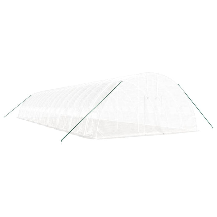 Seră cu cadru din oțel, alb, 108 m², 18x6x2,85 m - WALTI WALTI
