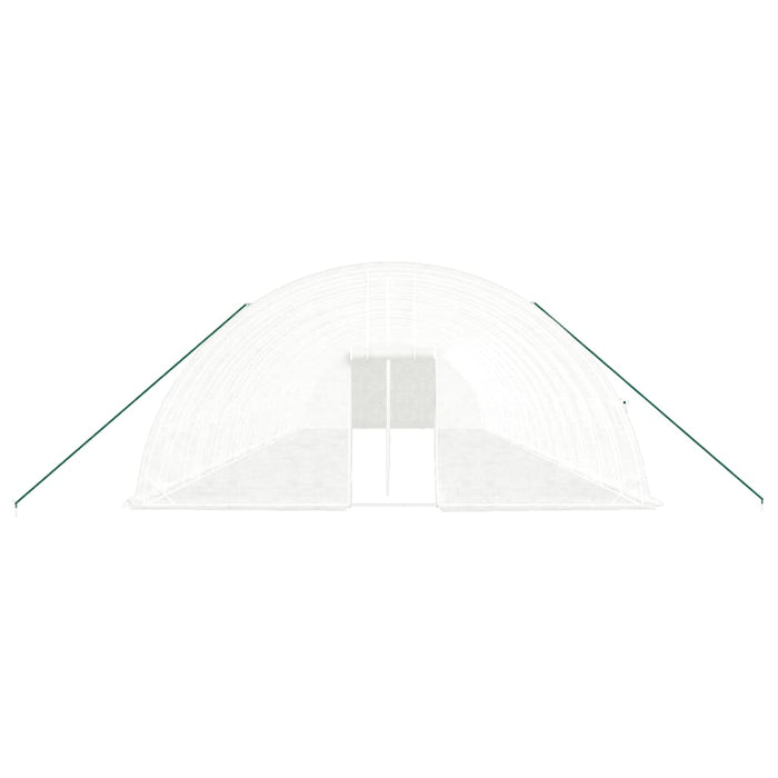 Seră cu cadru din oțel, alb, 108 m², 18x6x2,85 m - WALTI WALTI