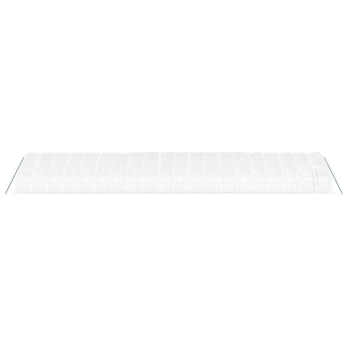 Seră cu cadru din oțel, alb, 120 m², 20x6x2,85 m - WALTI WALTI