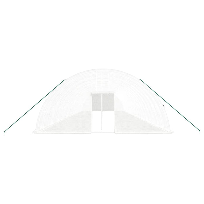 Seră cu cadru din oțel, alb, 132 m², 22x6x2,85 m - WALTI WALTI