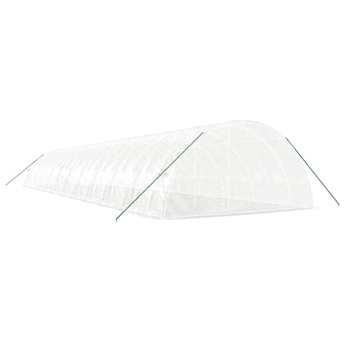 Seră cu cadru din oțel, alb, 132 m², 22x6x2,85 m - WALTI WALTI