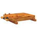 Blat pentru banc de lucru cu menghină, 52x44x9,5 cm lemn acacia - WALTI WALTI