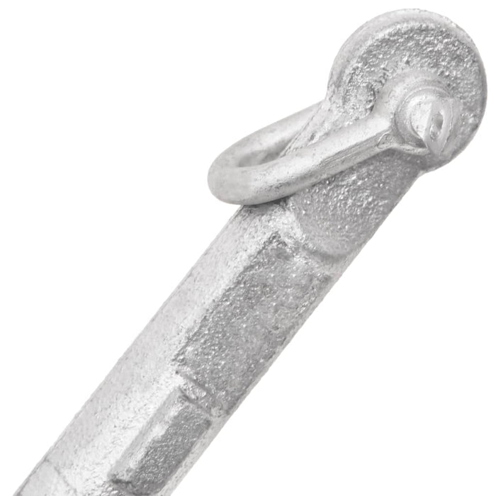 Ancoră pliabilă argintie 0,7 kg, fontă galvanizată la cald WALTI