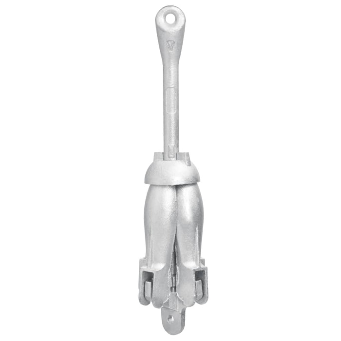 Ancoră pliabilă argintie 4 kg, fontă galvanizată la cald WALTI