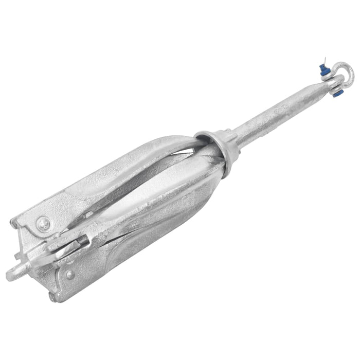 Ancoră pliabilă cu funie, 10 kg, fontă galvanizată la cald - WALTI WALTI
